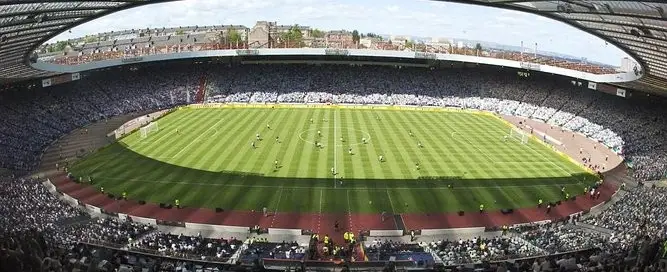 Hampden Park Where is the most beautiful football stadium of Glasgow?