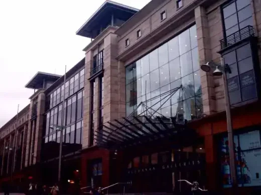 Strathclyde shopping centre building facade