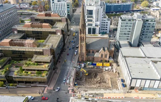 292 St Vincent Street Glasgow construction site