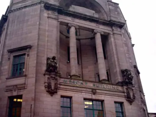 Mercat Building Glasgow property facade